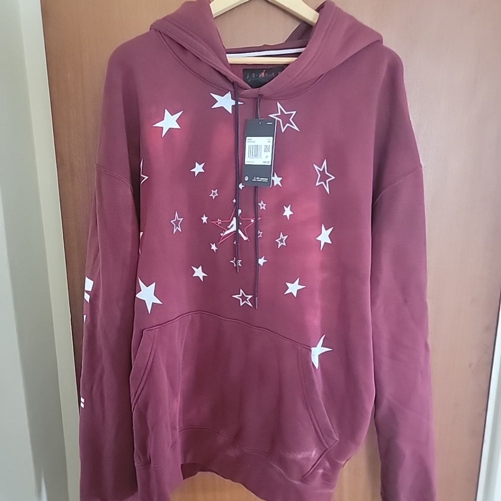 Jordan Legacy AJ6 Graphic Fleece Pullover Men's Hoodie Red DD5225 010 XXL